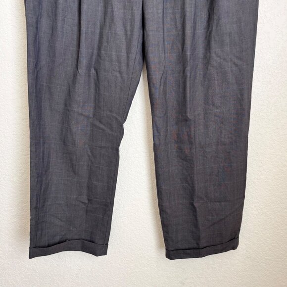 Brooks Brothers 346 Madison Fit Mens Dress Pants W38 L31 Gray Wool Blend - Picture 5 of 11